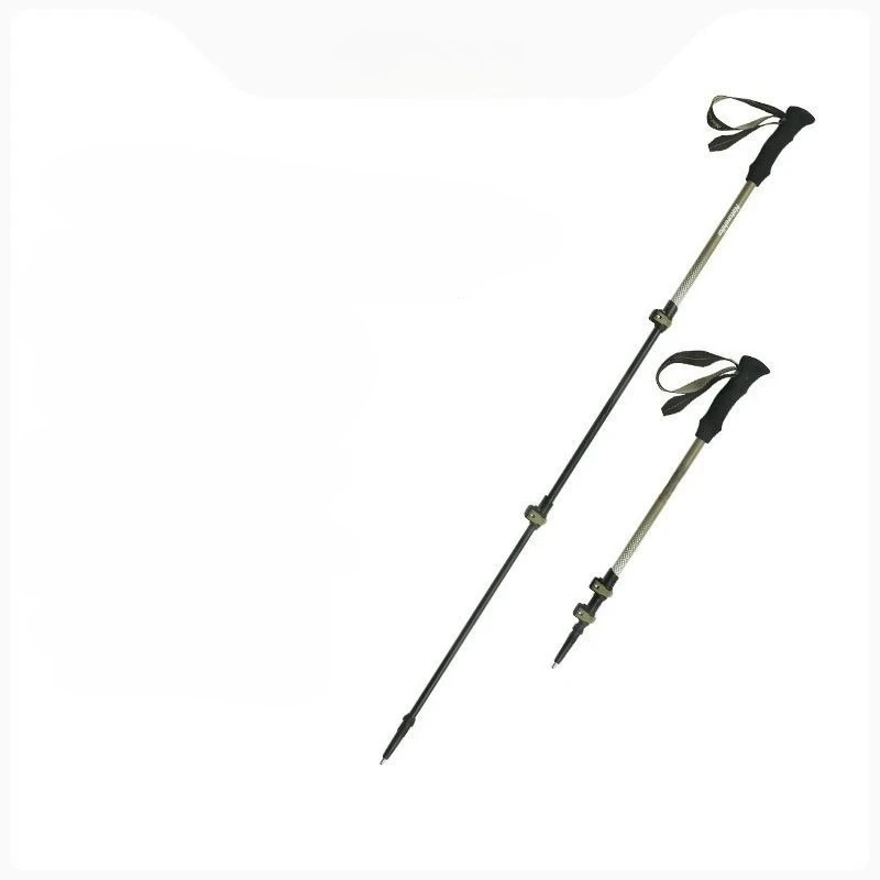 Hiking pole Three-section carbon fiber outer lock Retractable outdoor camping hiking ultra-light cane
Hiking pole Three-section carbon fiber outer lock Retractable outdoor camping hiking ultra-light cane