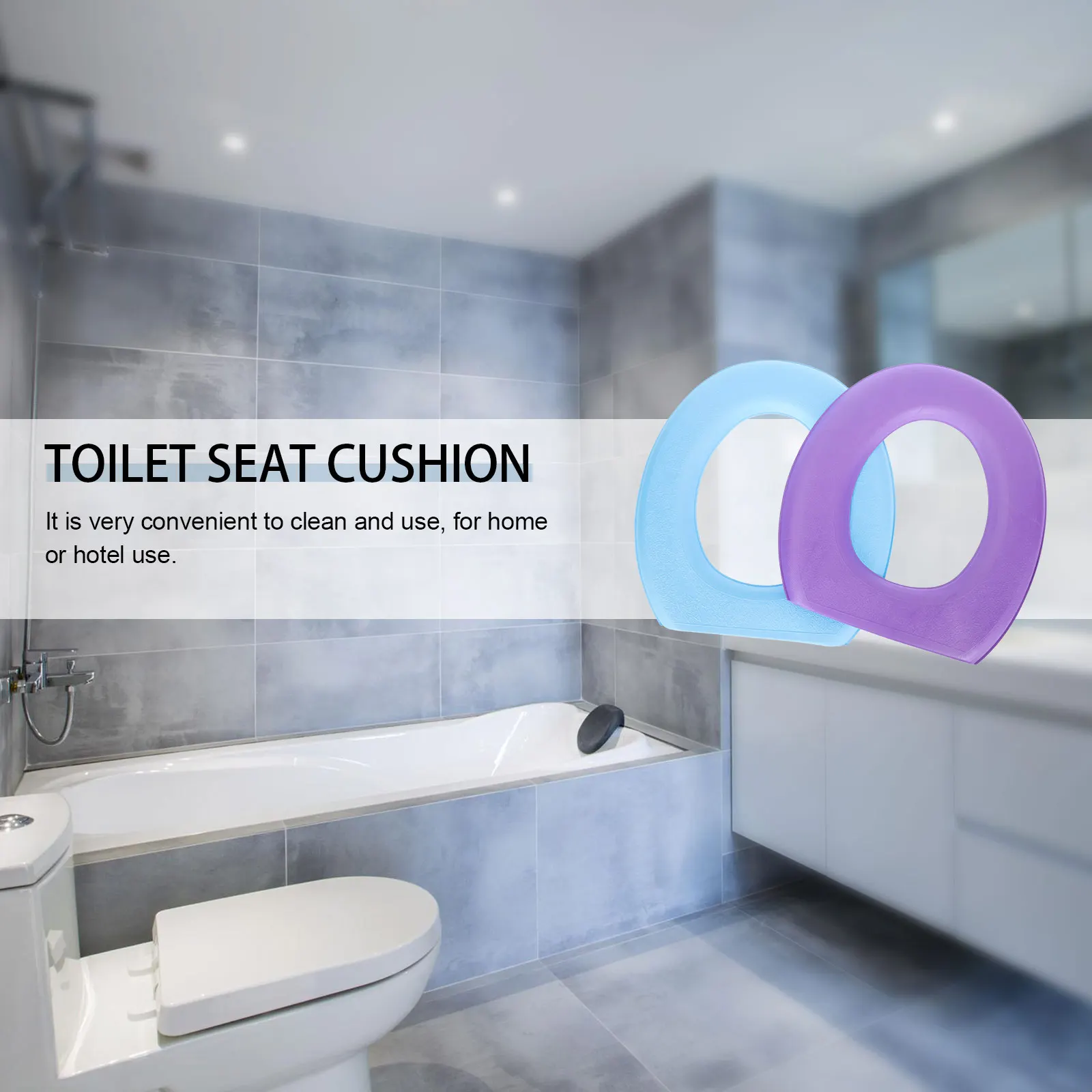 2Pcs EVA Toilet Seat Cushion Waterproof Pad Bathroom Washable Summer High Quality Design Soothing Color
2Pcs EVA Toilet Seat Cushion Waterproof Pad Bathroom Washable Summer High Quality Design Soothing Color
