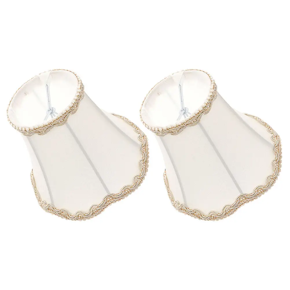 2Pcs Cloth Lampshade European Style Soft Diffusing Light Shade for Pendant Table Bedside Lamp Fixture Lampshade Replacement
2Pcs Cloth Lampshade European Style Soft Diffusing Light Shade for Pendant Table Bedside Lamp Fixture Lampshade Replacement
