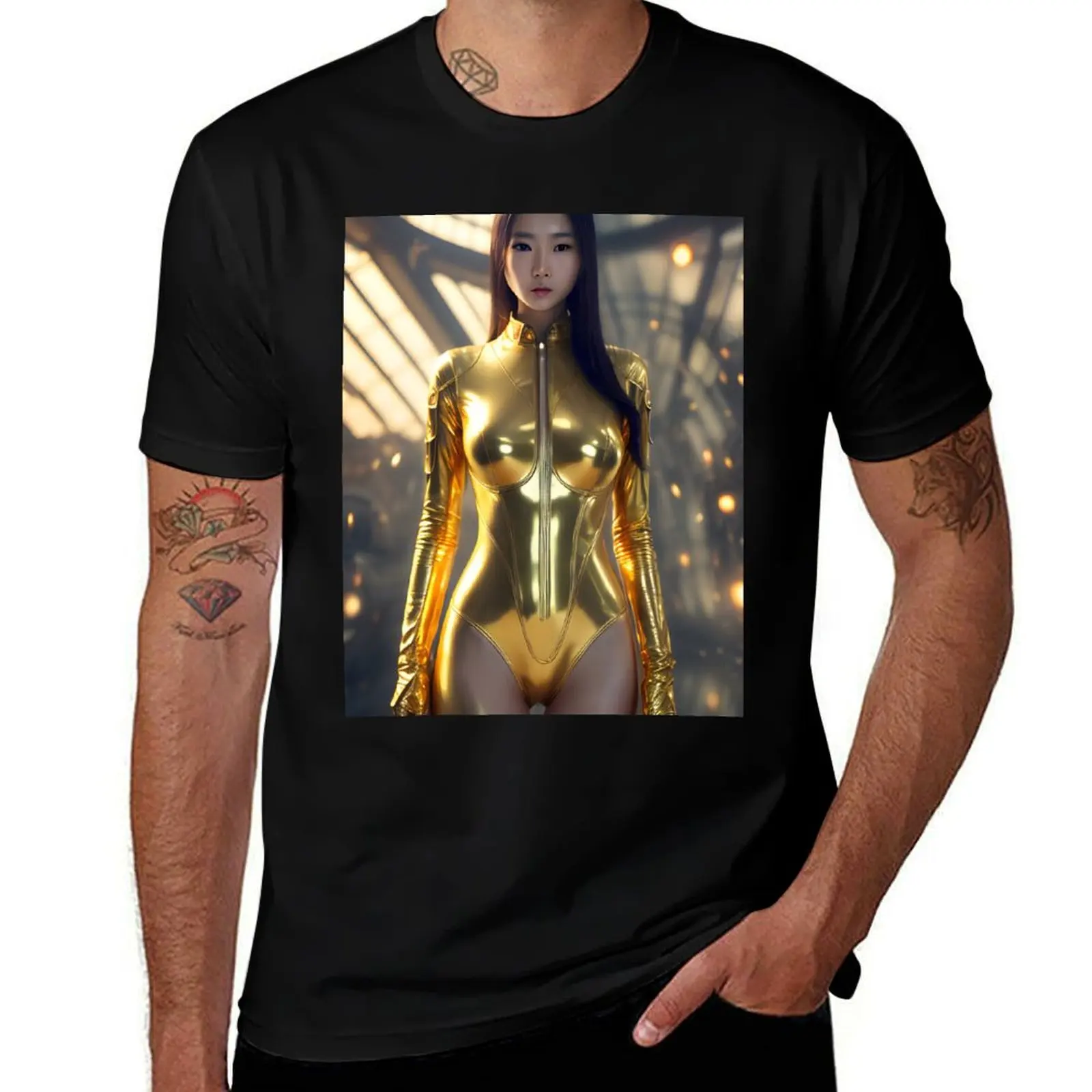 Lovely Asian Cyberpunk Portrait - Cool Art T-Shirt Blouse shirts graphic tee oversized t shirt man clothes Men's t shirts
Lovely Asian Cyberpunk Portrait - Cool Art T-Shirt Blouse shirts graphic tee oversized t shirt man clothes Men's t shirts