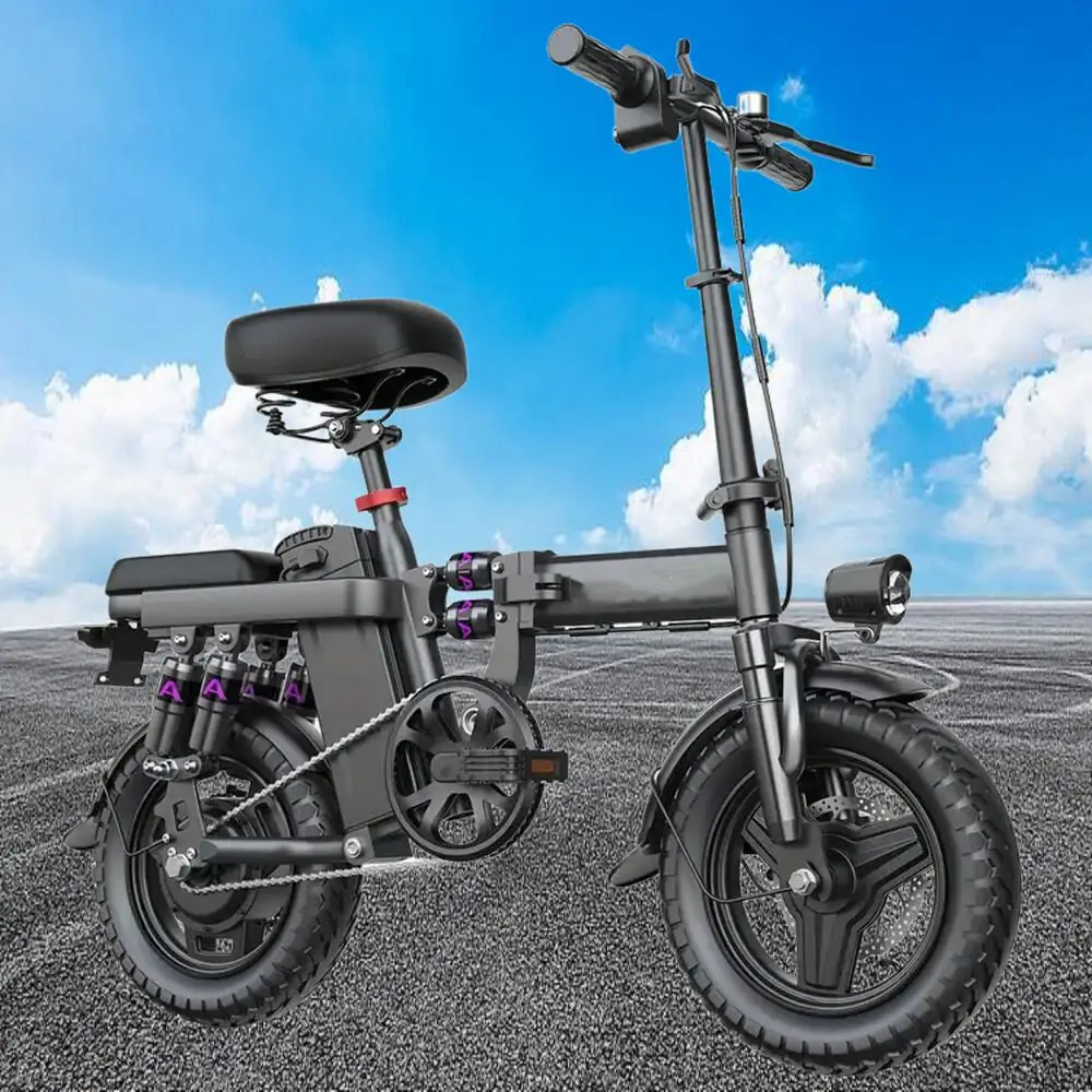 Adult Electric Motorcycles Bike 500W Motor 14 Inch Tyre Folding Electric Bike For Commuting 48V 20AH/15AH/10Ah Removable Battery
Adult Electric Motorcycles Bike 500W Motor 14 Inch Tyre Folding Electric Bike For Commuting 48V 20AH/15AH/10Ah Removable Battery