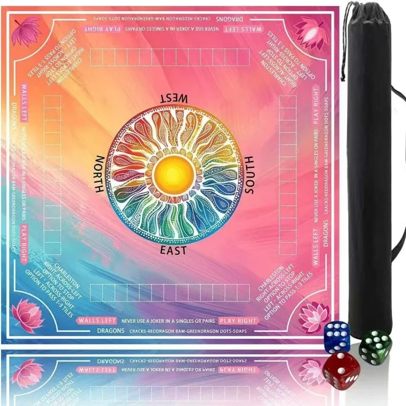 Square Game Table Mat for Guandan & Mahjong, Water Absorbent, Non-Slip, Noise Dampening & Easy Care Tablecloth
Square Game Table Mat for Guandan & Mahjong, Water Absorbent, Non-Slip, Noise Dampening & Easy Care Tablecloth