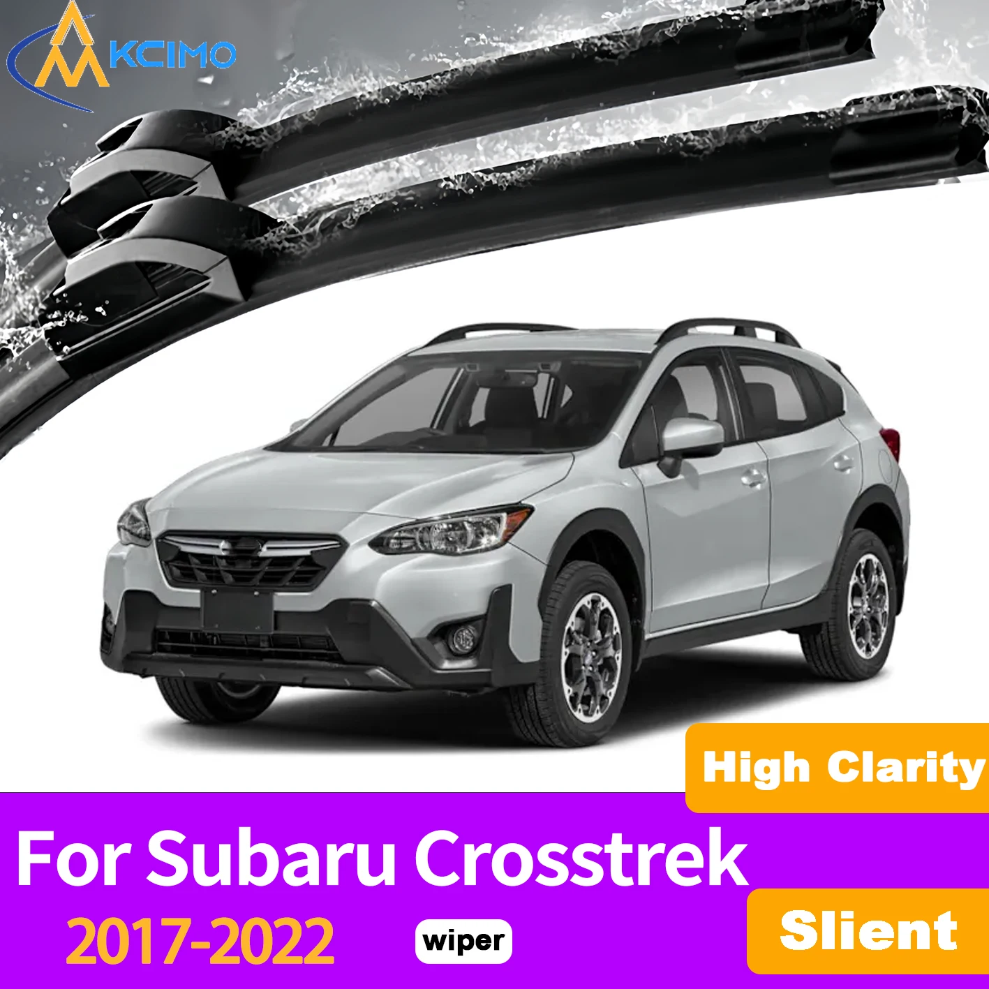 KCIMO 2PCS Front Windshield Wiper Blades For Subaru Crosstrek/Subaru XV 2017-2022, Natural Rubber Quiet High Clear Vision Smooth
KCIMO 2PCS Front Windshield Wiper Blades For Subaru Crosstrek/Subaru XV 2017-2022, Natural Rubber Quiet High Clear Vision Smooth