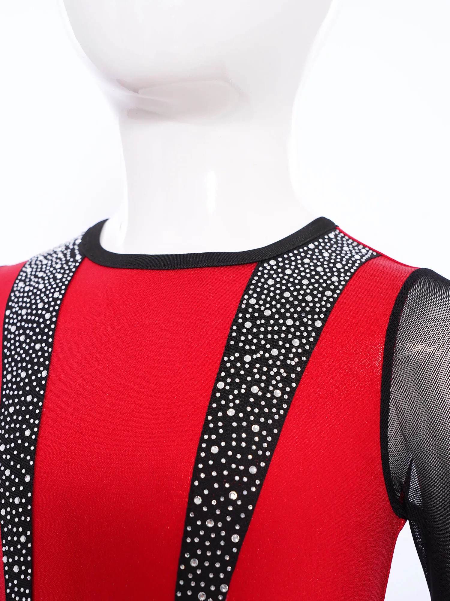 Kids Girls Gymnastics Leotard Shiny Metallic Rhinestones Sheer Mesh Long Sleeves Keyhole Back Figure Skating Ballet Bodysuit New
Kids Girls Gymnastics Leotard Shiny Metallic Rhinestones Sheer Mesh Long Sleeves Keyhole Back Figure Skating Ballet Bodysuit New
