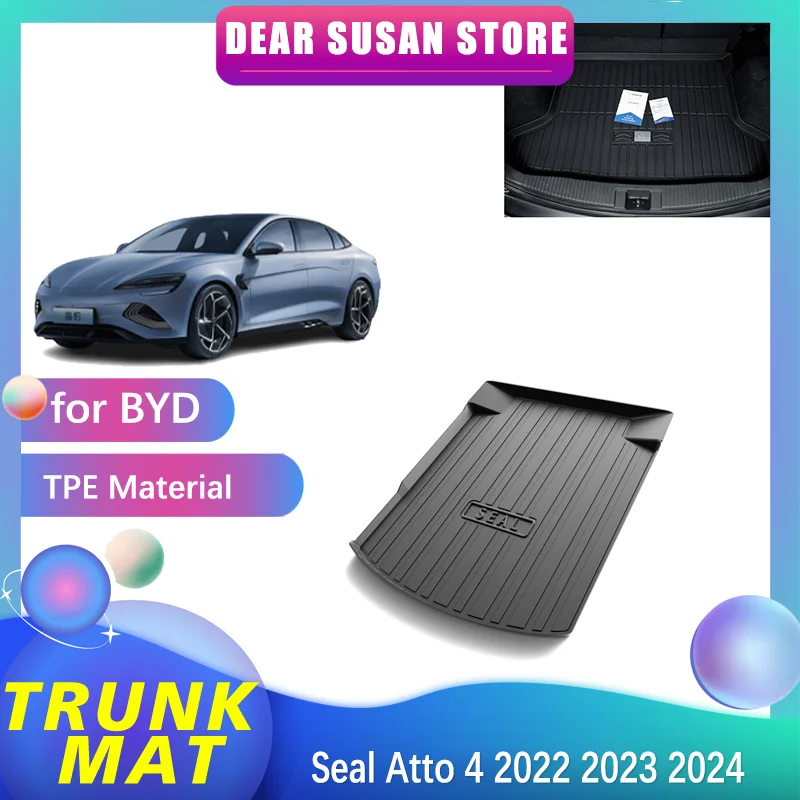 Car Rear Trunk Mat for BYD Seal Atto 4 2022 2023 2024 Part Carpet Tray Luggage Waterproof Foot Pad Liner Space Custom Accessorie
Car Rear Trunk Mat for BYD Seal Atto 4 2022 2023 2024 Part Carpet Tray Luggage Waterproof Foot Pad Liner Space Custom Accessorie