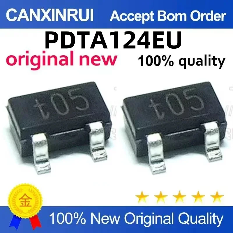 (5-100 pieces) PDTA124EU package SOT323 silk screen T05 surface mount resistive transistor
(5-100 pieces) PDTA124EU package SOT323 silk screen T05 surface mount resistive transistor
