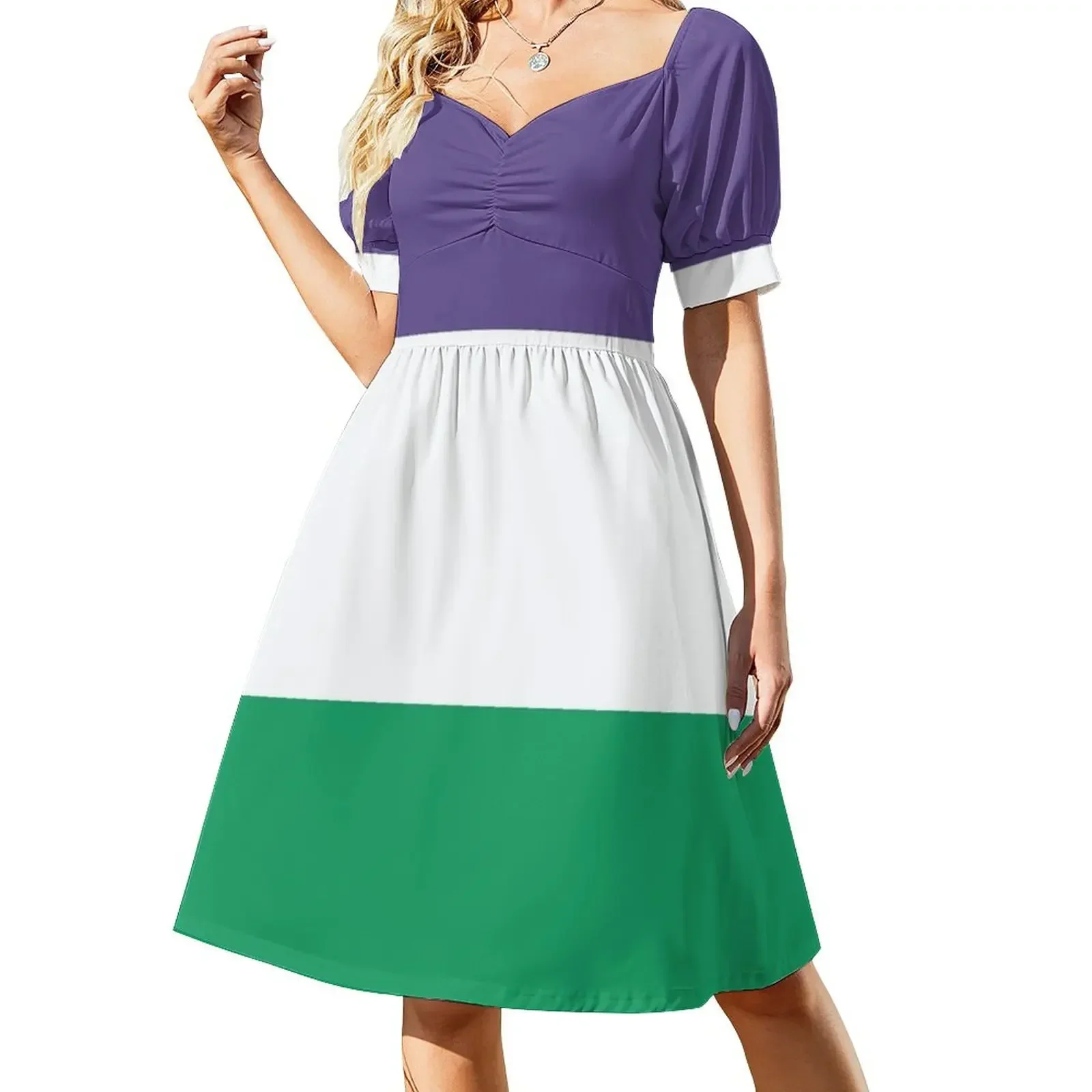 Suffragette Flag Short-Sleeved Dress summer dresses for women 2025 elegant women's dresses for wedding
Suffragette Flag Short-Sleeved Dress summer dresses for women 2025 elegant women's dresses for wedding