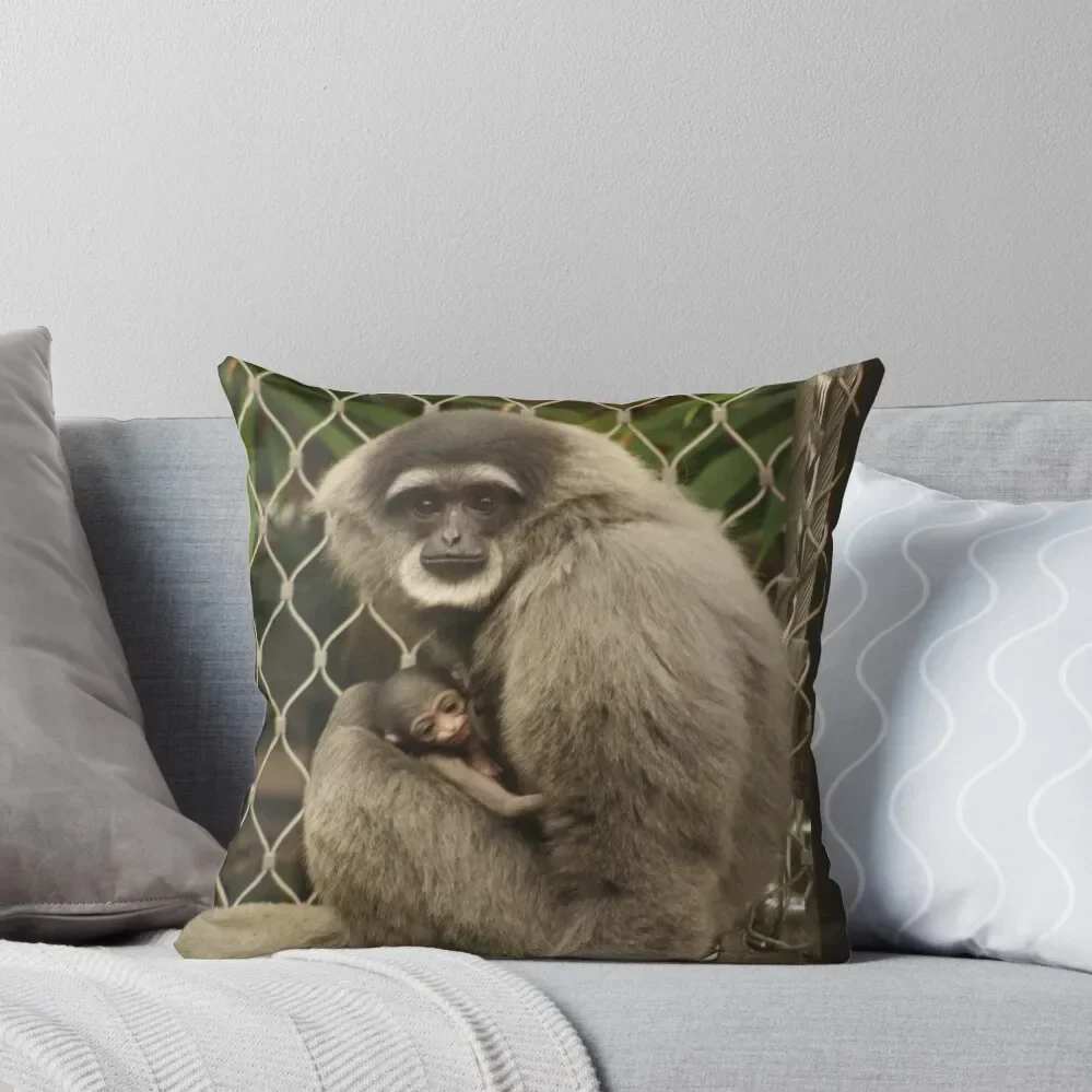 Silvery gibbon with baby Throw Pillow Pillow Cover ornamental pillows Cushion Child Pillow
Silvery gibbon with baby Throw Pillow Pillow Cover ornamental pillows Cushion Child Pillow