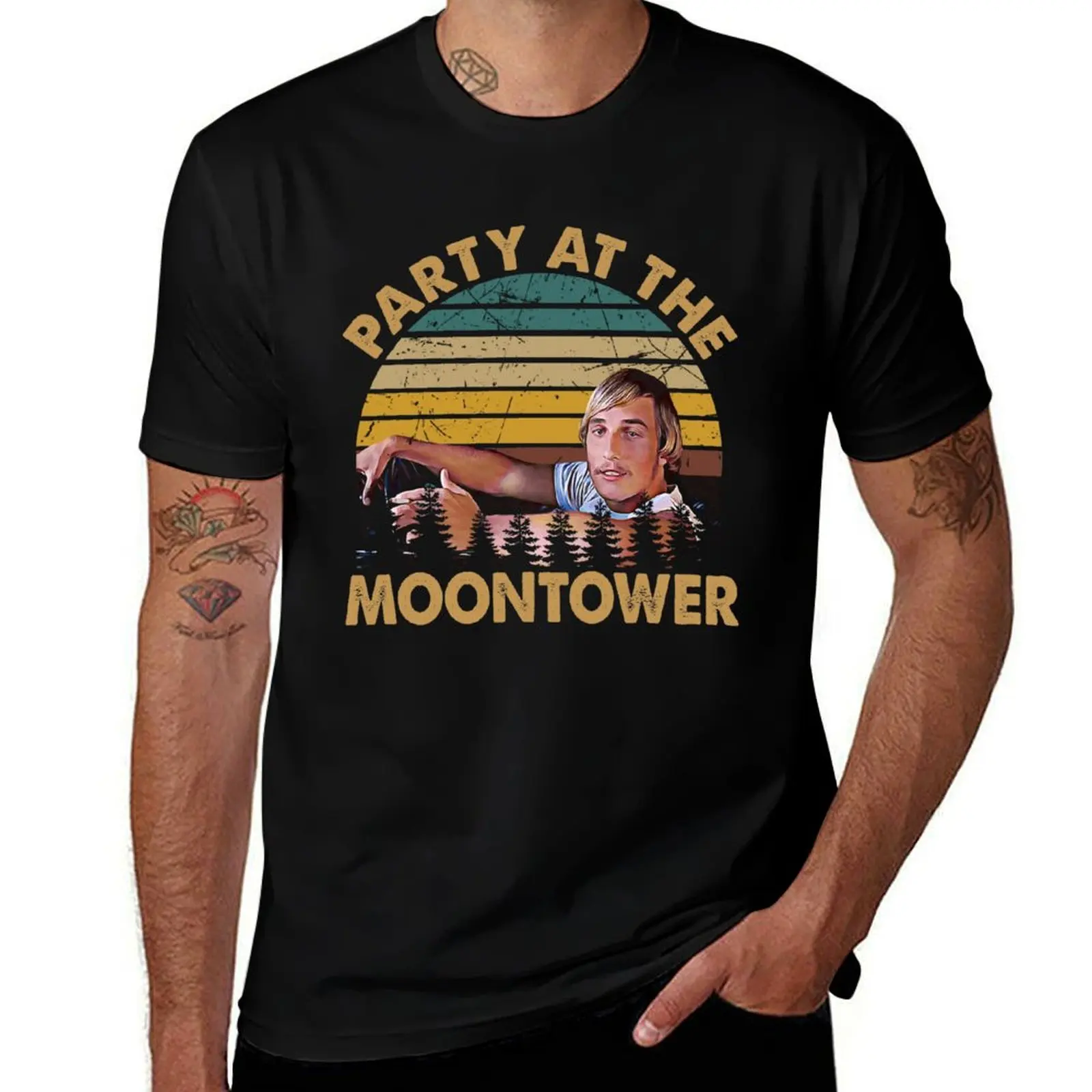 Dazed and confused retro party at the moontower T-Shirt plus sizes vintage clothes summer shirt men clothing
Dazed and confused retro party at the moontower T-Shirt plus sizes vintage clothes summer shirt men clothing