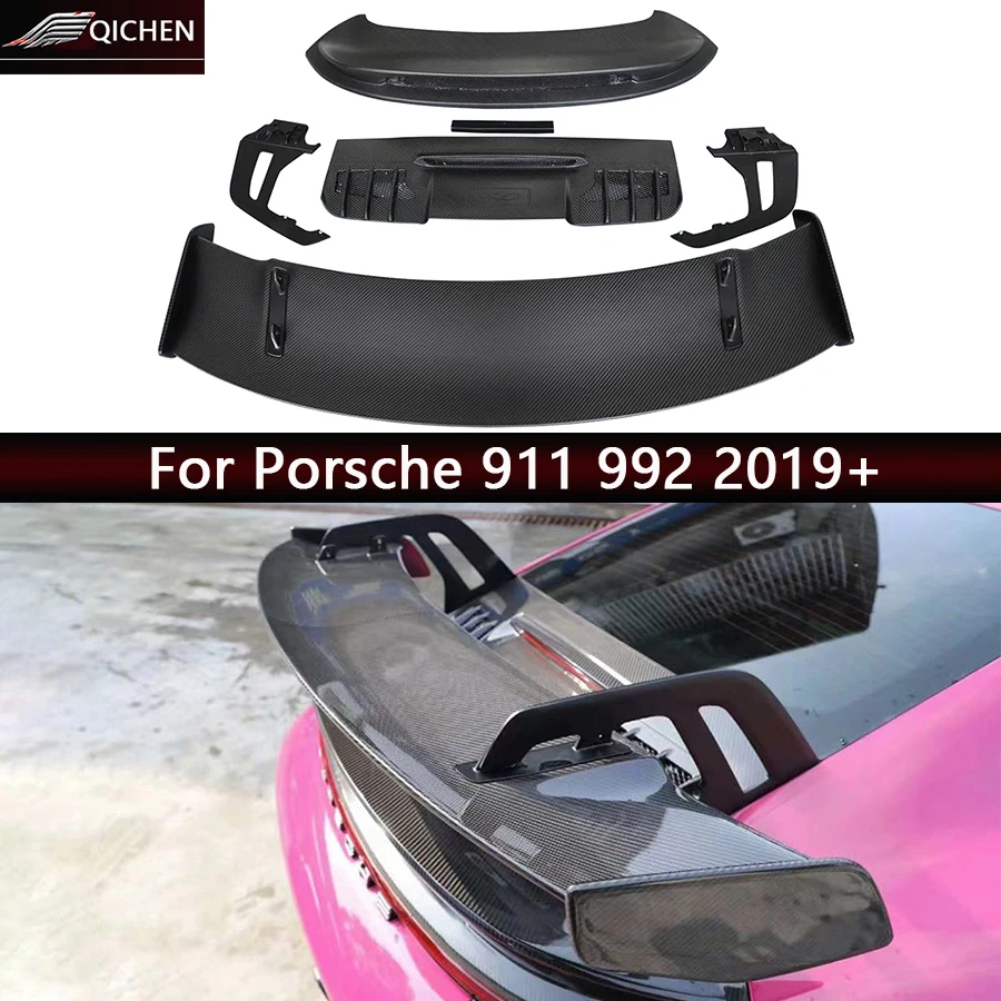 Для Porsche 911 992 Carrera GT3 Style 2019 + хвостовые плавники из углеродного волокна, задний спойлер багажника, заднее крыло, автомобильные аксессуары, комплект кузова
Для Porsche 911 992 Carrera GT3 Style 2019 + хвостовые плавники из углеродного волокна, задний спойлер багажника, заднее крыло, автомобильные аксессуары, комплект кузова