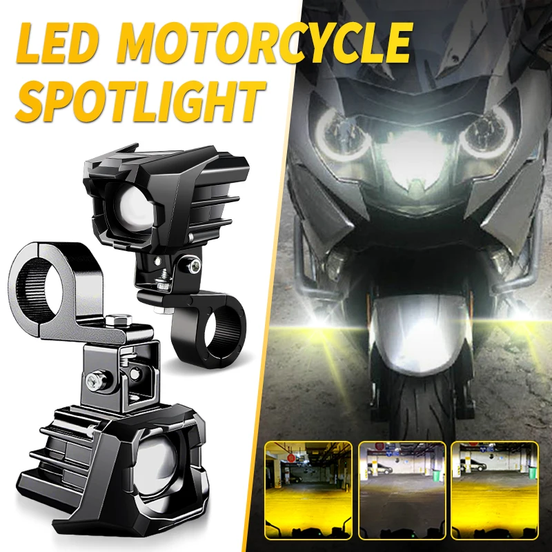 Motorcycle LED Spotlight For BMW K1600 R1200G LED Auxiliary Headlight Fog Light Accessories DRL Lamp 6000K White 3000K Yellow
Motorcycle LED Spotlight For BMW K1600 R1200G LED Auxiliary Headlight Fog Light Accessories DRL Lamp 6000K White 3000K Yellow