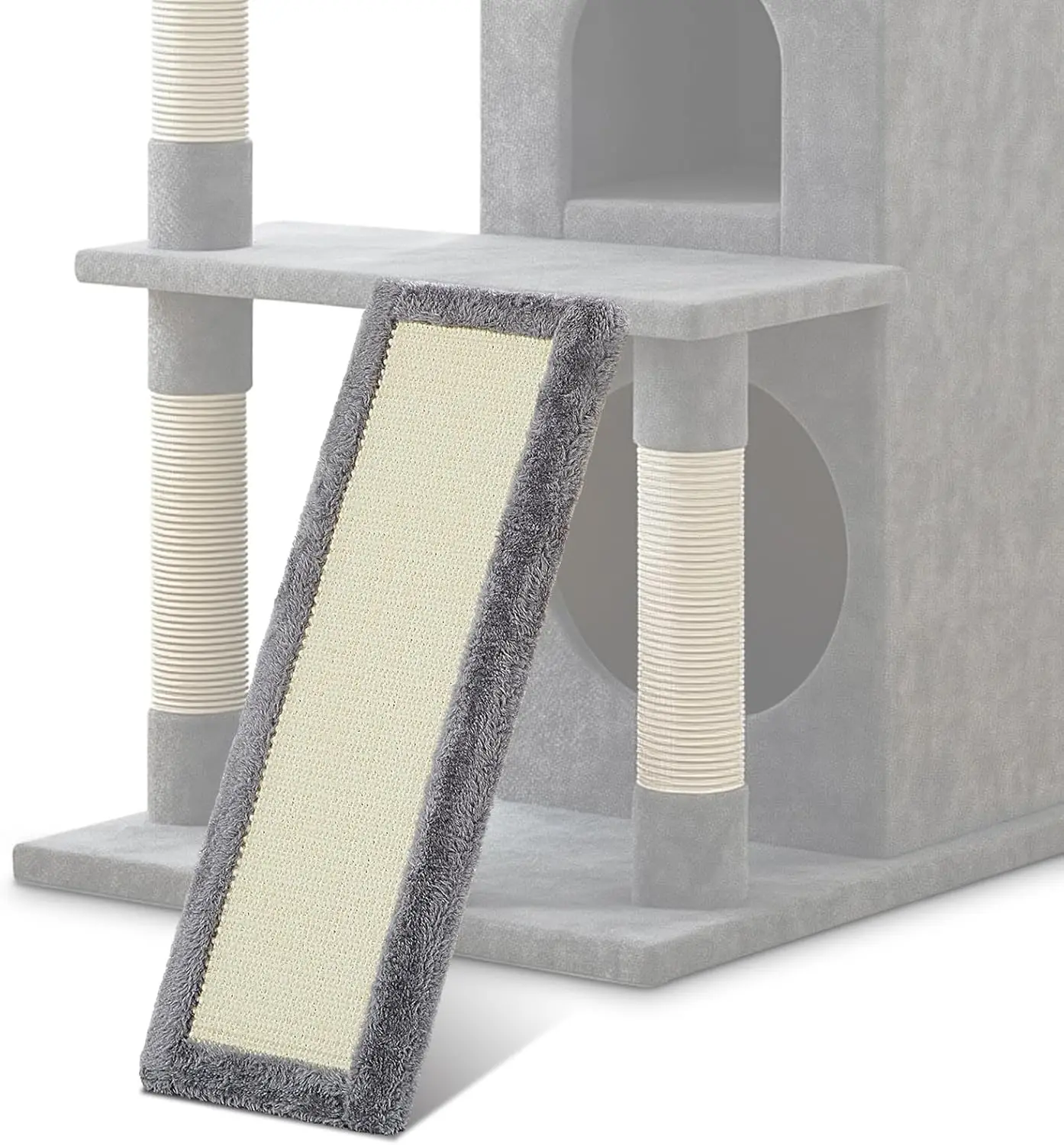 23.8' Cat Tree Ladder & Sisal Scratching Board for Cat Condo/DIY Play Center (No Tower Included)
23.8' Cat Tree Ladder & Sisal Scratching Board for Cat Condo/DIY Play Center (No Tower Included)