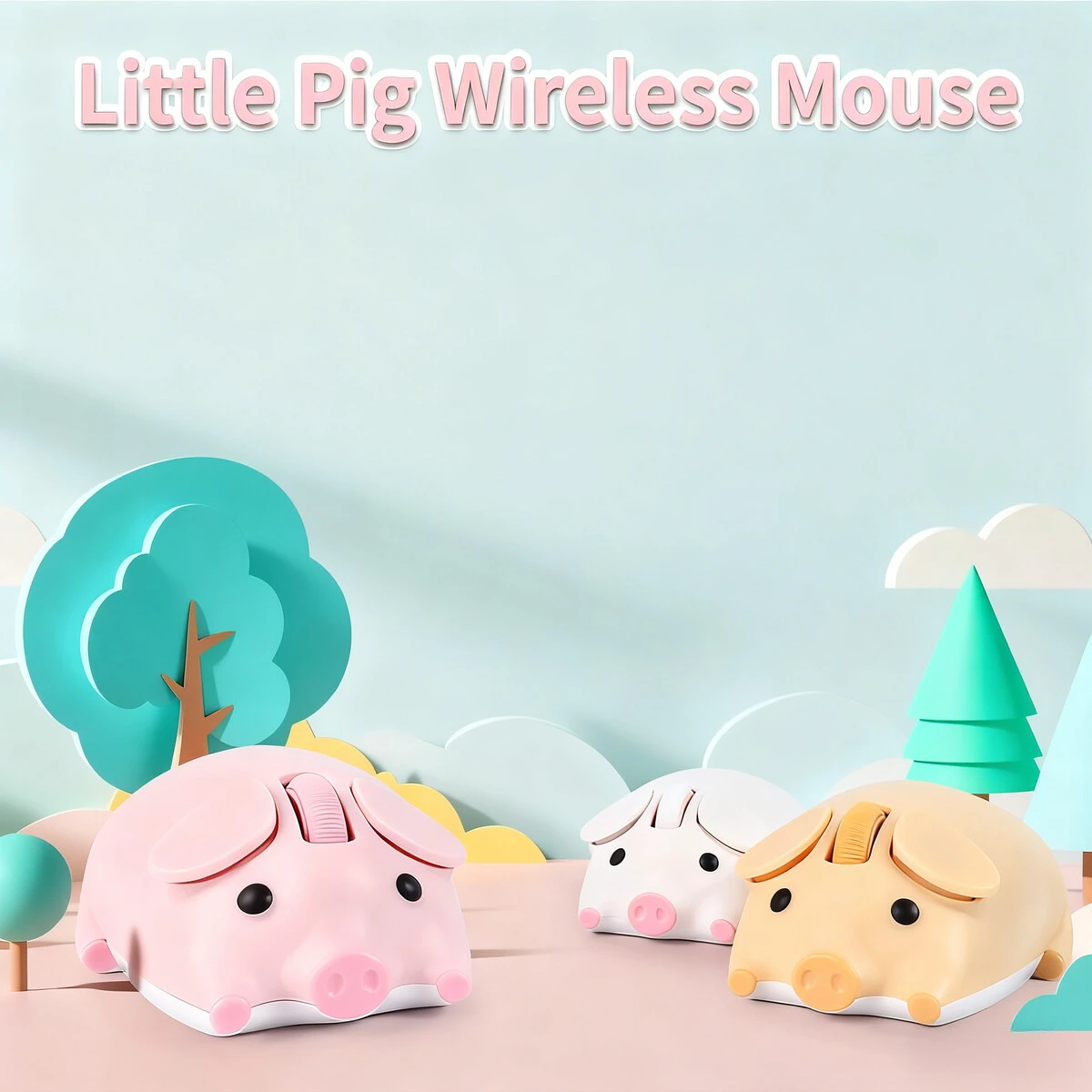 Cute Little Piggy Wireless Bluetooth Dual-Mode Mouse Ergonomics Portable Long Battery Life Office Mause For PC Laptop Kids Gifts
Cute Little Piggy Wireless Bluetooth Dual-Mode Mouse Ergonomics Portable Long Battery Life Office Mause For PC Laptop Kids Gifts