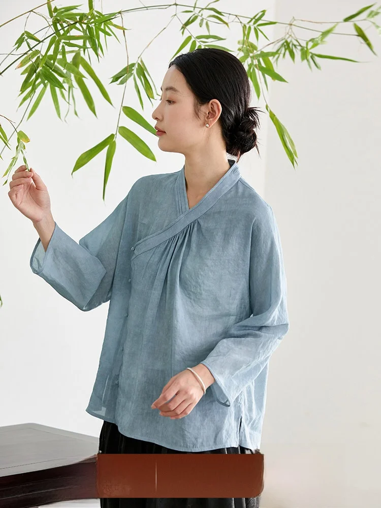 Оригинальный китайский костюм из шелка и конопли твил от Я Цзинь с аккордеонными складками и возможностью снятия
Оригинальный китайский костюм из шелка и конопли твил от Я Цзинь с аккордеонными складками и возможностью снятия