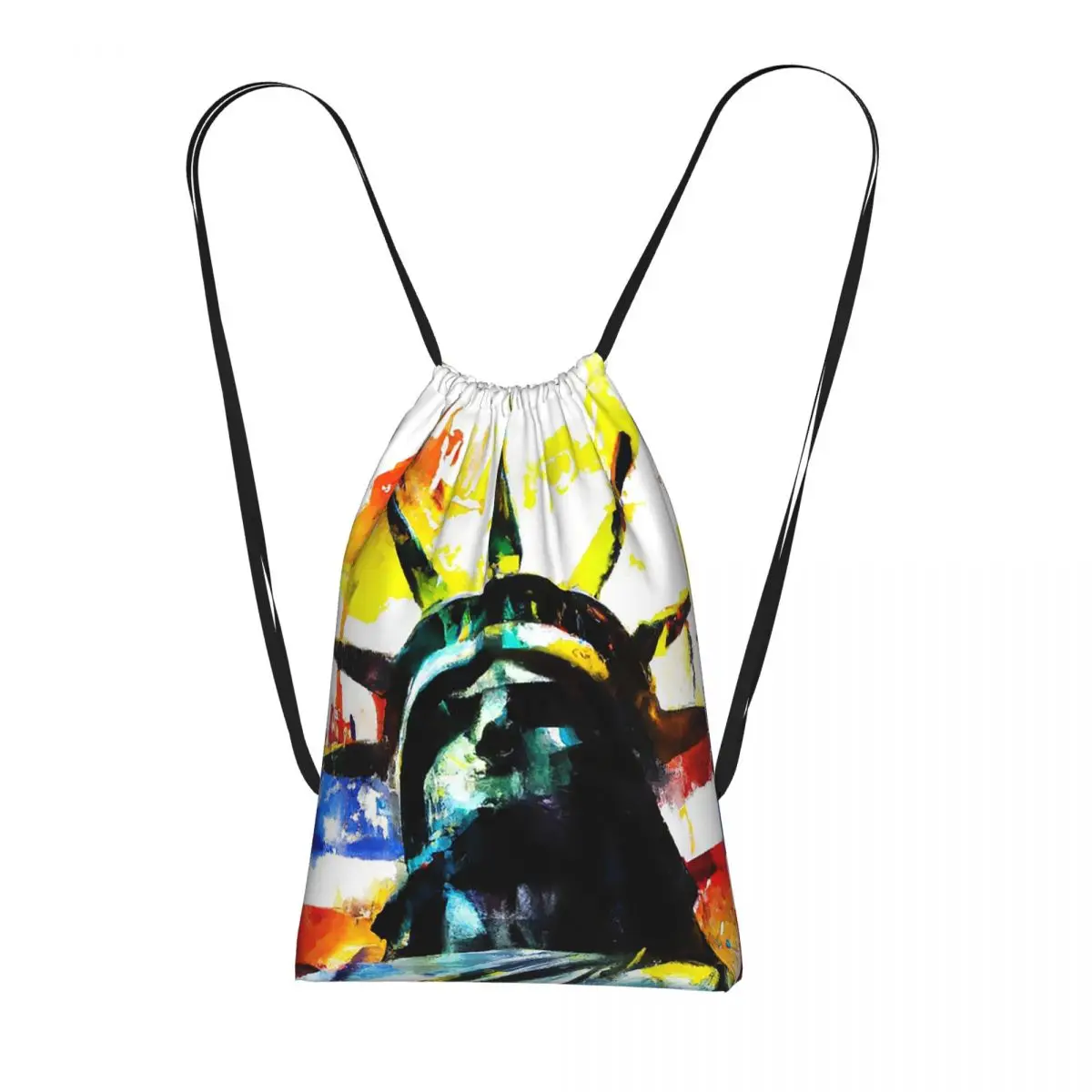 Statue Of Liberty Graffiti Print Backpacks Multi-function Drawstring Bags Sports Bag Book Bags for Man Woman School
Statue Of Liberty Graffiti Print Backpacks Multi-function Drawstring Bags Sports Bag Book Bags for Man Woman School