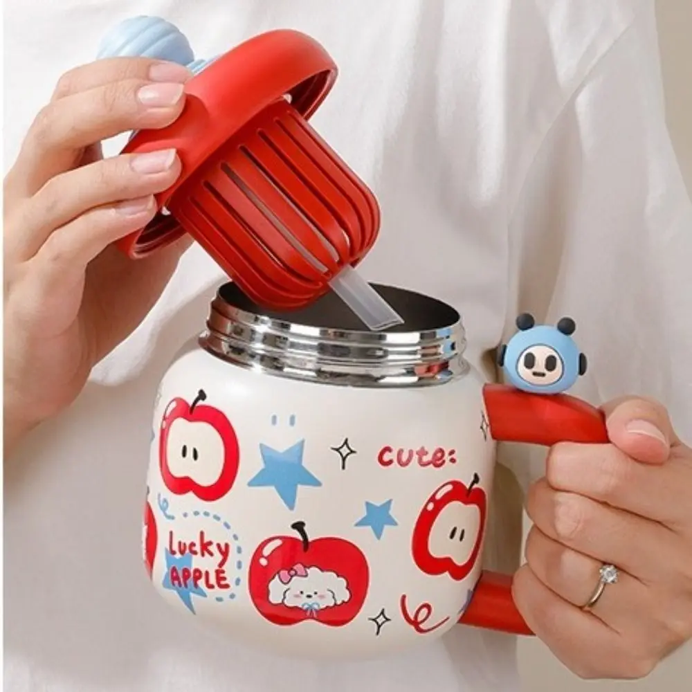 800ML Vacuum Cup With Straw Insulation Or Cooling Thermal Water Bottle With Handle High-Capacity Coffee Water Bottle
800ML Vacuum Cup With Straw Insulation Or Cooling Thermal Water Bottle With Handle High-Capacity Coffee Water Bottle