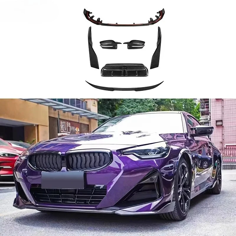 MP Style Body Kits 2 Series M240I High Quality Fast Delivery Dry Carbon Fiber Front Lip Rear Diffuser Wing 2021-2023
MP Style Body Kits 2 Series M240I High Quality Fast Delivery Dry Carbon Fiber Front Lip Rear Diffuser Wing 2021-2023