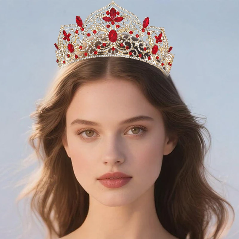 1pcs Luxury Crystal Baroque Tiara Crown Women Wedding Bridal Prom Party Hair Jewelry Accessories Queen Princess Headpiece
1pcs Luxury Crystal Baroque Tiara Crown Women Wedding Bridal Prom Party Hair Jewelry Accessories Queen Princess Headpiece