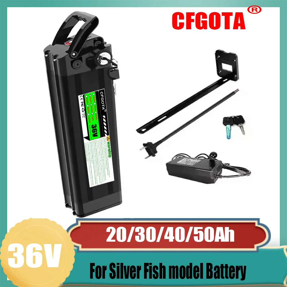 For Silver Fish 250W-1000W motor, 36V 20Ah-50Ah lithium battery pack
For Silver Fish 250W-1000W motor, 36V 20Ah-50Ah lithium battery pack