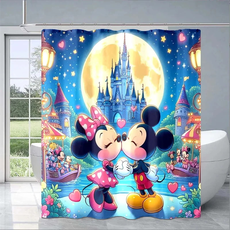 Shower Curtain 3D Anime Pattern Mickey Mouse, Minnie Waterproof Cute Cartoon Shower Curtain, Bathroom Decoration Gift
Shower Curtain 3D Anime Pattern Mickey Mouse, Minnie Waterproof Cute Cartoon Shower Curtain, Bathroom Decoration Gift