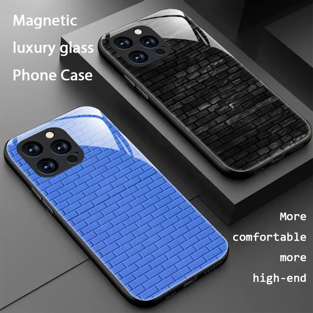 Fashion Colorful Brick Cool Phone Case For iPhone 17 16 15 14 13 12 11 X XR XS 8 Plus Mini Pro Max Glass Magnetic Phone Case
Fashion Colorful Brick Cool Phone Case For iPhone 17 16 15 14 13 12 11 X XR XS 8 Plus Mini Pro Max Glass Magnetic Phone Case