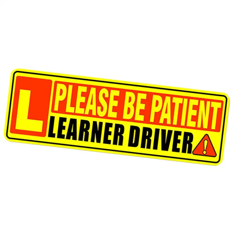 Magnetic Student Driver Sign Reflective Reusable Safety Warning Magnet For New Learner Warning Rookie Driver Bumper Sticker
Magnetic Student Driver Sign Reflective Reusable Safety Warning Magnet For New Learner Warning Rookie Driver Bumper Sticker