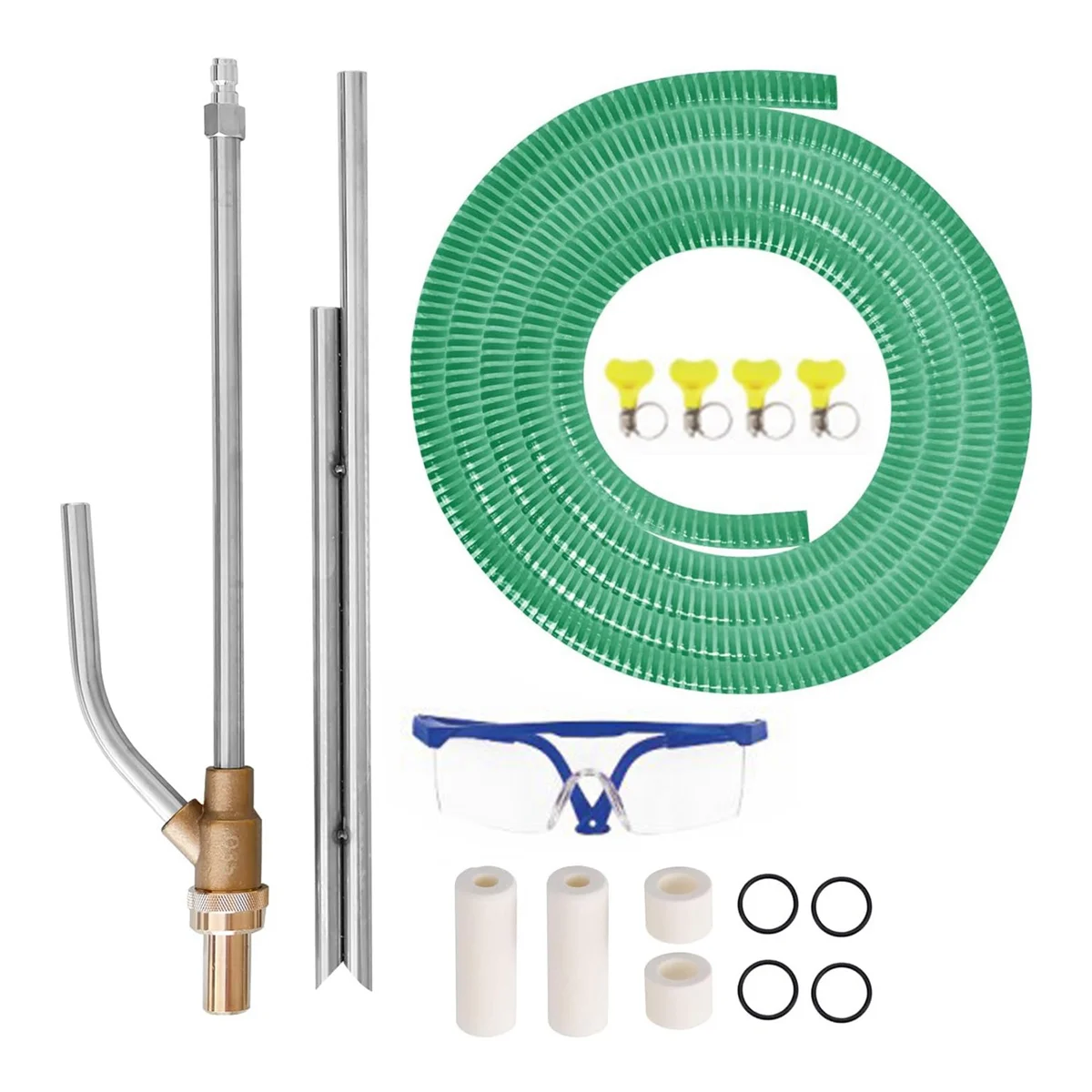 A76K Pressure Washer Sandblasting Kit Sand Blaster for Pressure Washer with Replacement Nozzle Tips, Protect Glasses
A76K Pressure Washer Sandblasting Kit Sand Blaster for Pressure Washer with Replacement Nozzle Tips, Protect Glasses