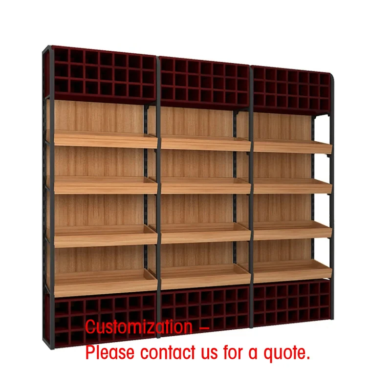 custom.Metal and Wooden Wall Display Shelf Liquor Wine Rack Display Shelving Shop Supermarket
custom.Metal and Wooden Wall Display Shelf Liquor Wine Rack Display Shelving Shop Supermarket
