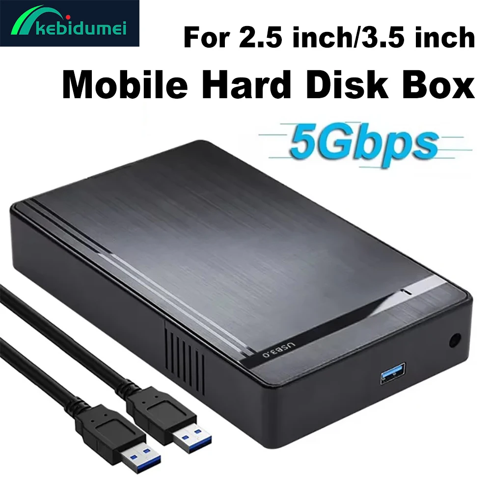 Kebidumei 2.5 3.5 inch HDD Case SATA To USB 3.0 Hard Drive Enclosure Tool-Free External HDD Box Adapter For Laptop Desktop PC
Kebidumei 2.5 3.5 inch HDD Case SATA To USB 3.0 Hard Drive Enclosure Tool-Free External HDD Box Adapter For Laptop Desktop PC