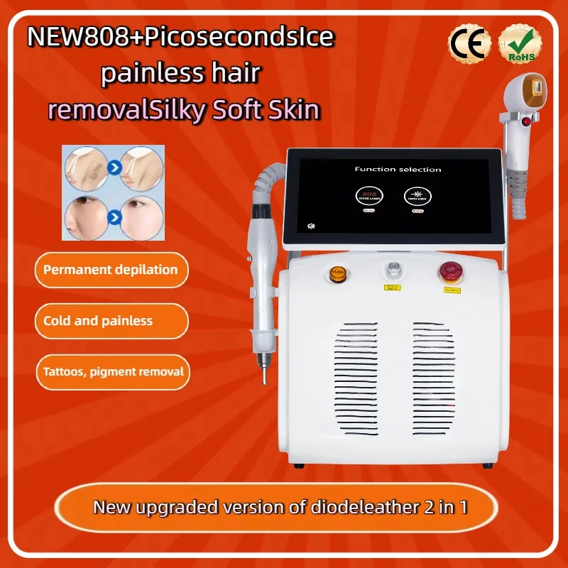 No Pain OPT 808nm laser 2 in 1 diode hair removal tattoo machine Qunlity Assurnnce body lasting effect multi-function hall
No Pain OPT 808nm laser 2 in 1 diode hair removal tattoo machine Qunlity Assurnnce body lasting effect multi-function hall