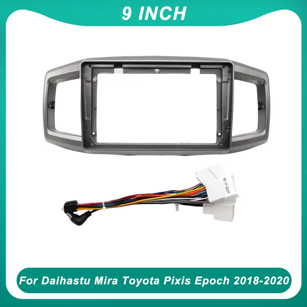 9 Inch Car Frame Fascia Adapter Android Radio Dash Fitting Panel Kit For Daihastu Mira Toyota Pixis Epoch 2018-2020
9 Inch Car Frame Fascia Adapter Android Radio Dash Fitting Panel Kit For Daihastu Mira Toyota Pixis Epoch 2018-2020