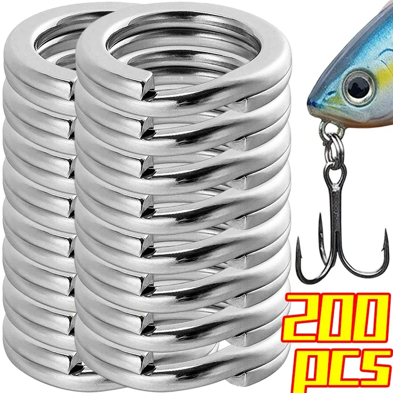 Stainless Steel Fishing Split Rings Flat Reinforced Double Loop Connector for Lure Jig Hook Bait High Tensile Sea Freshwater
Stainless Steel Fishing Split Rings Flat Reinforced Double Loop Connector for Lure Jig Hook Bait High Tensile Sea Freshwater