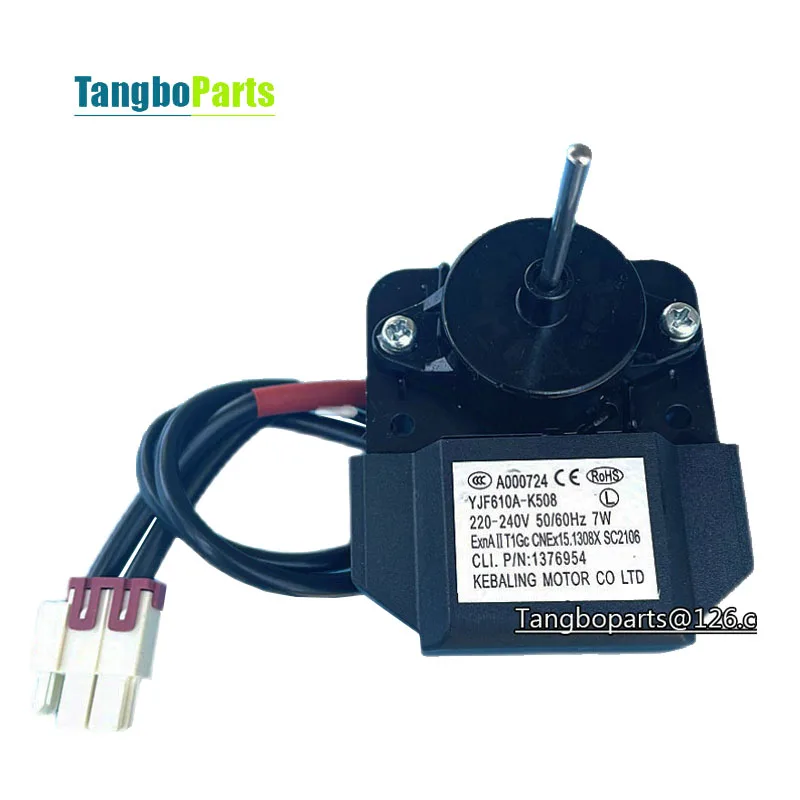 KEBALING MOTOR YJF610A-K508 7W, конденсационный воздушный охлаждающий вентилятор для холодильника, морозильной камеры
KEBALING MOTOR YJF610A-K508 7W, конденсационный воздушный охлаждающий вентилятор для холодильника, морозильной камеры