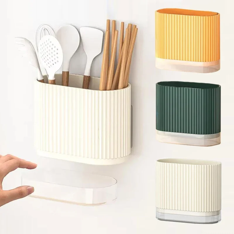 Household Kitchen Spoon Box Chopstick Holder Drain Rack Wall Mounted Non Perforated Countertop Tableware Chopstick Cage
Household Kitchen Spoon Box Chopstick Holder Drain Rack Wall Mounted Non Perforated Countertop Tableware Chopstick Cage