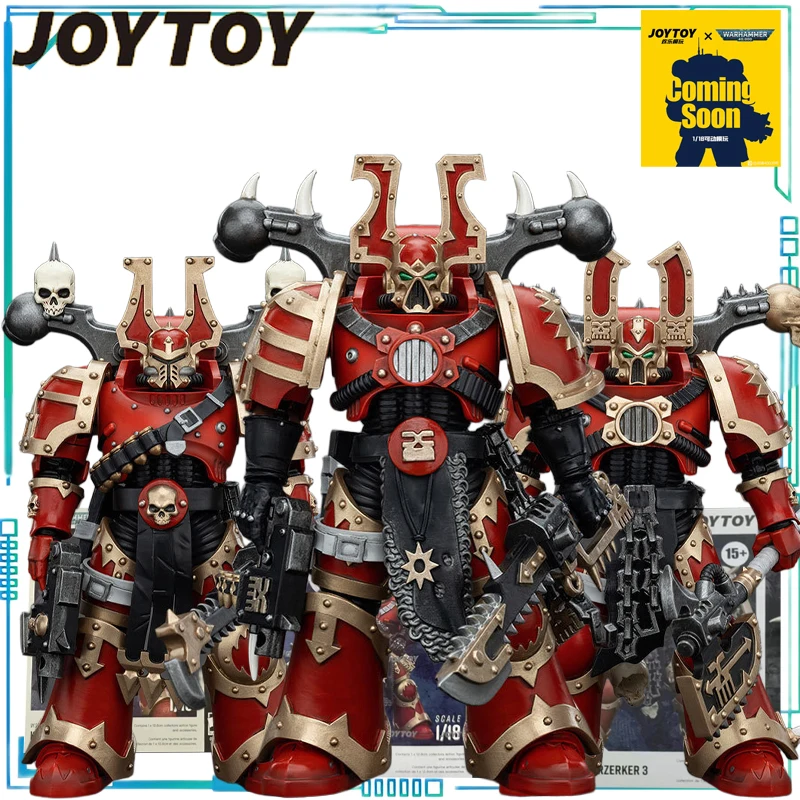 JOYTOY подлинная JOYTOY x Warhammer 40K серии Chaos Devourer Terror Berserker Squad 1/18 подвижная модель коллекционные предметы подарок для мальчика
JOYTOY подлинная JOYTOY x Warhammer 40K серии Chaos Devourer Terror Berserker Squad 1/18 подвижная модель коллекционные предметы подарок для мальчика