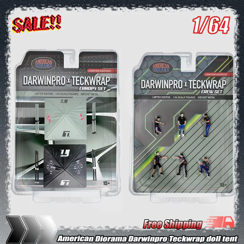 Новая миниатюрная модель палатки для кукол 1:64 American Diorama Darwinpro Teckwrap, аксессуары для литых моделей, коллекционные игрушки на заказ, подарки
Новая миниатюрная модель палатки для кукол 1:64 American Diorama Darwinpro Teckwrap, аксессуары для литых моделей, коллекционные игрушки на заказ, подарки