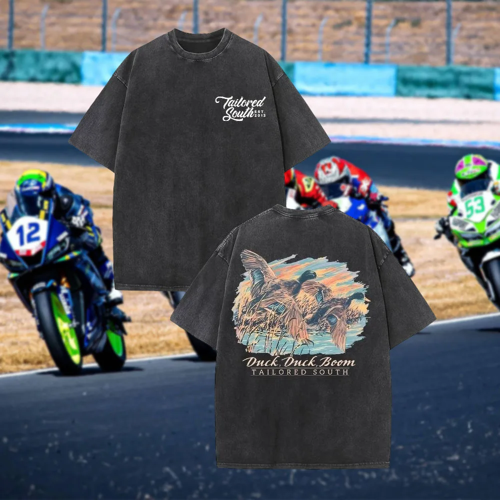 100% Pure Cotton Washed Cotton Motorcycle Men's T - Shirt New Breathable Sweat-Absorbent Stylish Casual Style
100% Pure Cotton Washed Cotton Motorcycle Men's T - Shirt New Breathable Sweat-Absorbent Stylish Casual Style
