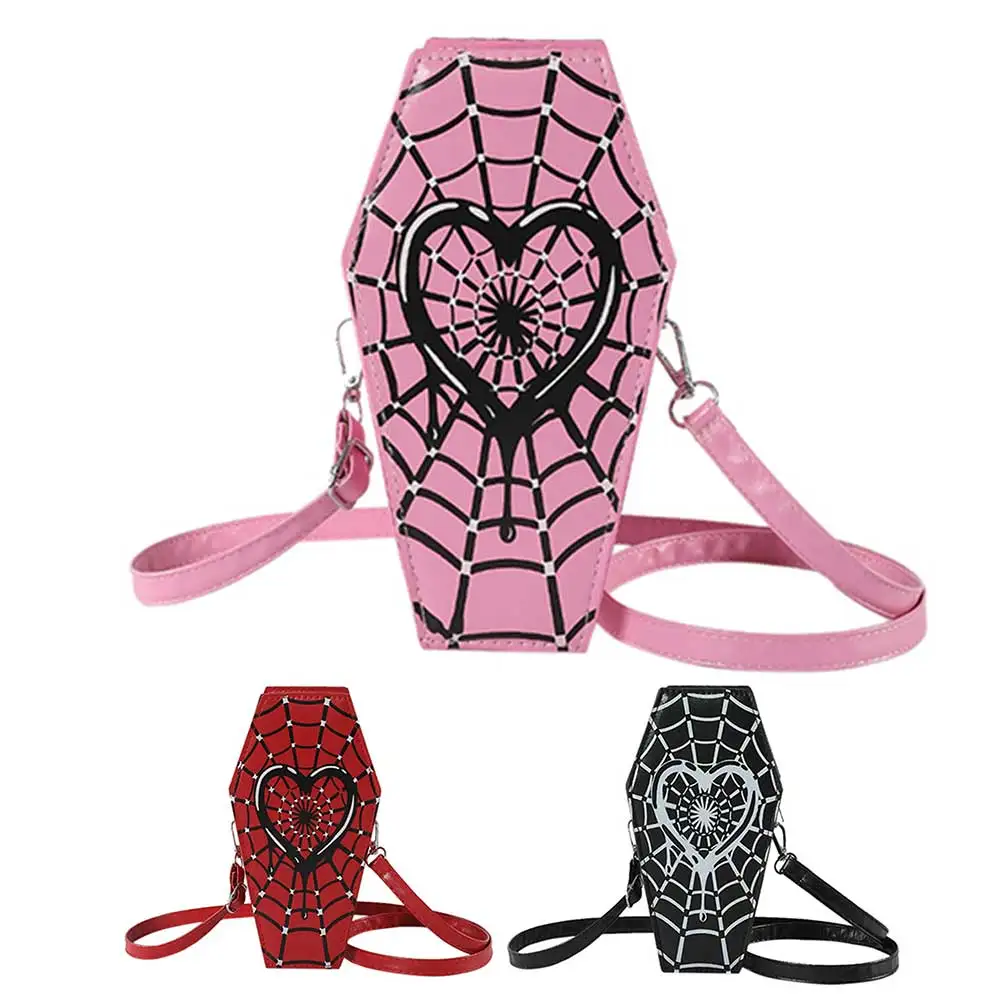 Women Stylish Crossbody Bag Adjustable Strap Coffin Shaped Casual Satchel Bag Spider Web Novelty Messenger Bag Trendy Sling Bag
Women Stylish Crossbody Bag Adjustable Strap Coffin Shaped Casual Satchel Bag Spider Web Novelty Messenger Bag Trendy Sling Bag