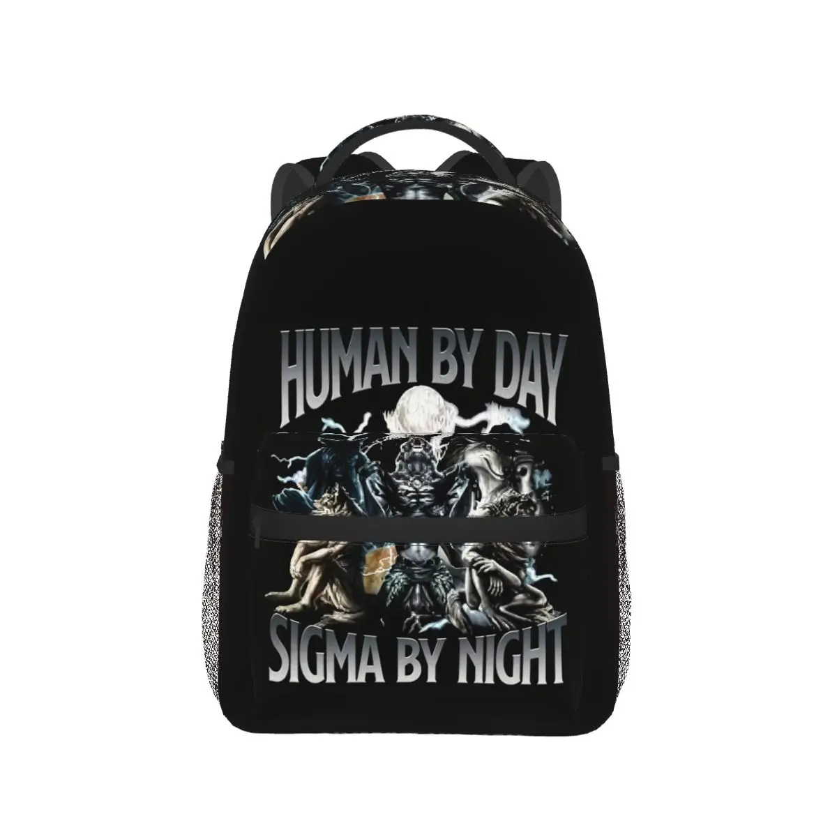Human By Day Sigma By Night Wolf Graphic Backpack Hot Sale Daypack Large Capacity BookBag School Bag Shoulder Bags for Men Women
Human By Day Sigma By Night Wolf Graphic Backpack Hot Sale Daypack Large Capacity BookBag School Bag Shoulder Bags for Men Women