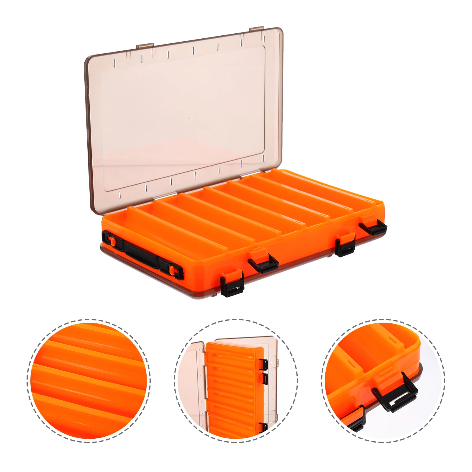 Portable Fishing Waterproof PP Hooks Case Double Layer Storage Lure Tray Boxes Utility Fish Tool Container
Portable Fishing Waterproof PP Hooks Case Double Layer Storage Lure Tray Boxes Utility Fish Tool Container