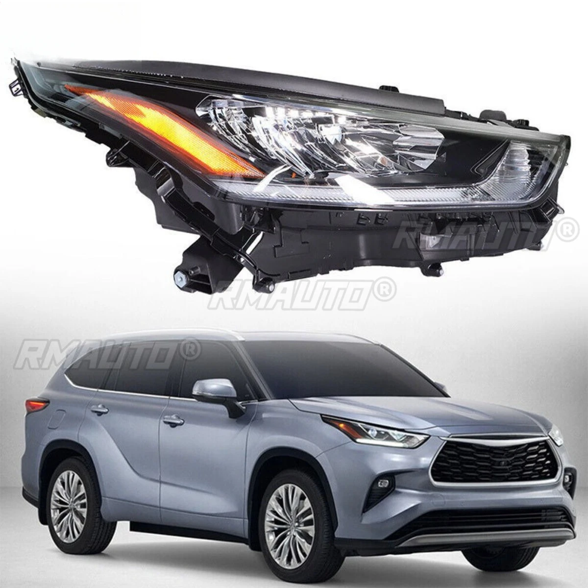 Left Right Fog Lamp LED Daytime Light Front LED Headlamp Assembly Wide Light Lamp For Toyota Highlander 2020-2022 81150-0E460
Left Right Fog Lamp LED Daytime Light Front LED Headlamp Assembly Wide Light Lamp For Toyota Highlander 2020-2022 81150-0E460