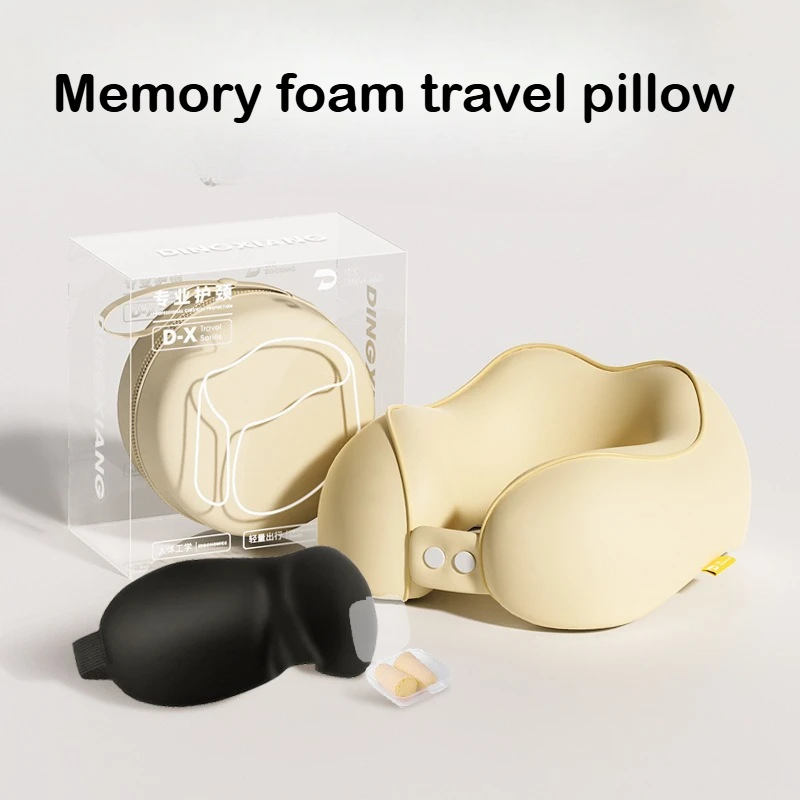 U-shaped memory foam neck pillow, airplane neckrest, travel pillow for students to sleep, U-shaped pillow
U-shaped memory foam neck pillow, airplane neckrest, travel pillow for students to sleep, U-shaped pillow