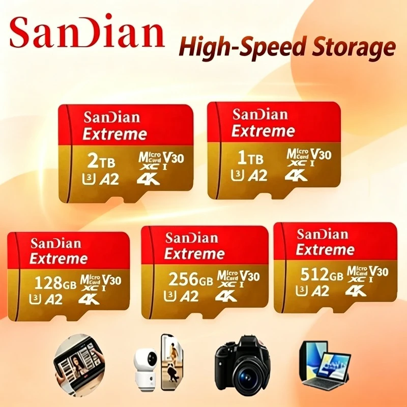 Original 1TB Universal Micro 128GB 256GB TF SD Card Reliable Class10 Memory Card For Smartphone Camera Device
Original 1TB Universal Micro 128GB 256GB TF SD Card Reliable Class10 Memory Card For Smartphone Camera Device