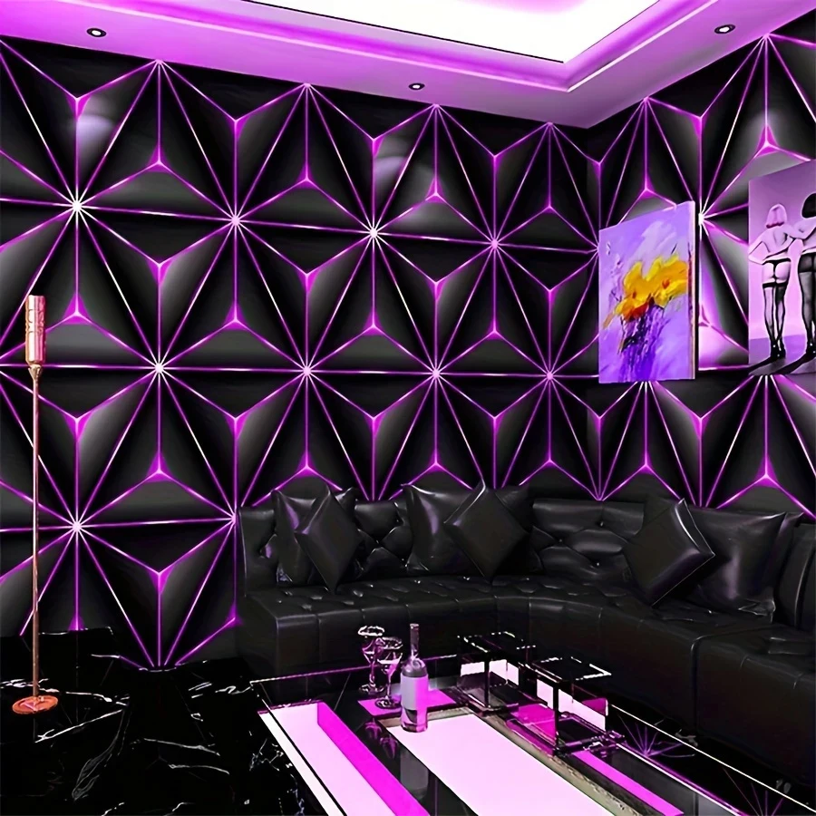 1 Roll of Modern Tech-Style 3D Luminous Wallpaper, Easy to Apply and Peel Off, Waterproof Self-Adhesive Removable Contact Paper, for Living Room, Bedroom, Ktv Wall Decoration Wallpaper
1 Roll of Modern Tech-Style 3D Luminous Wallpaper, Easy to Apply and Peel Off, Waterproof Self-Adhesive Removable Contact Paper, for Living Room, Bedroom, Ktv Wall Decoration Wallpaper