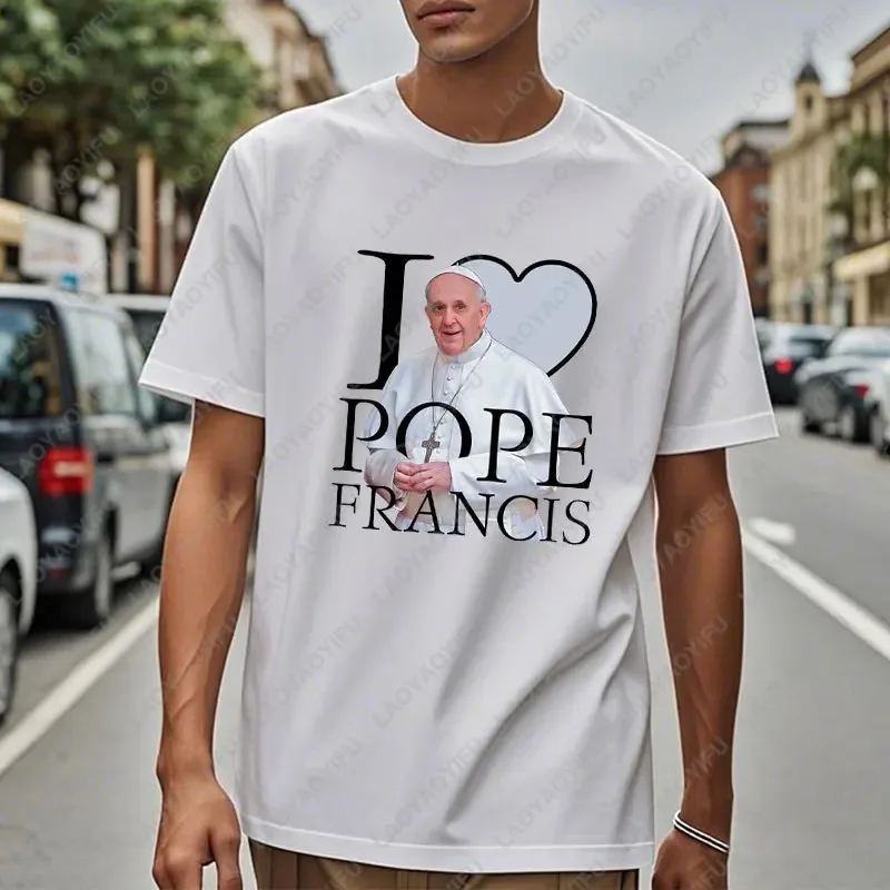 Футболка RIP Pope Francis 1936-2025 I Love Pope Фрэнсис, рубашка унисекс с рисунком, винтажная уличная хлопковая футболка с короткими рукавами Camisetas
Футболка RIP Pope Francis 1936-2025 I Love Pope Фрэнсис, рубашка унисекс с рисунком, винтажная уличная хлопковая футболка с короткими рукавами Camisetas