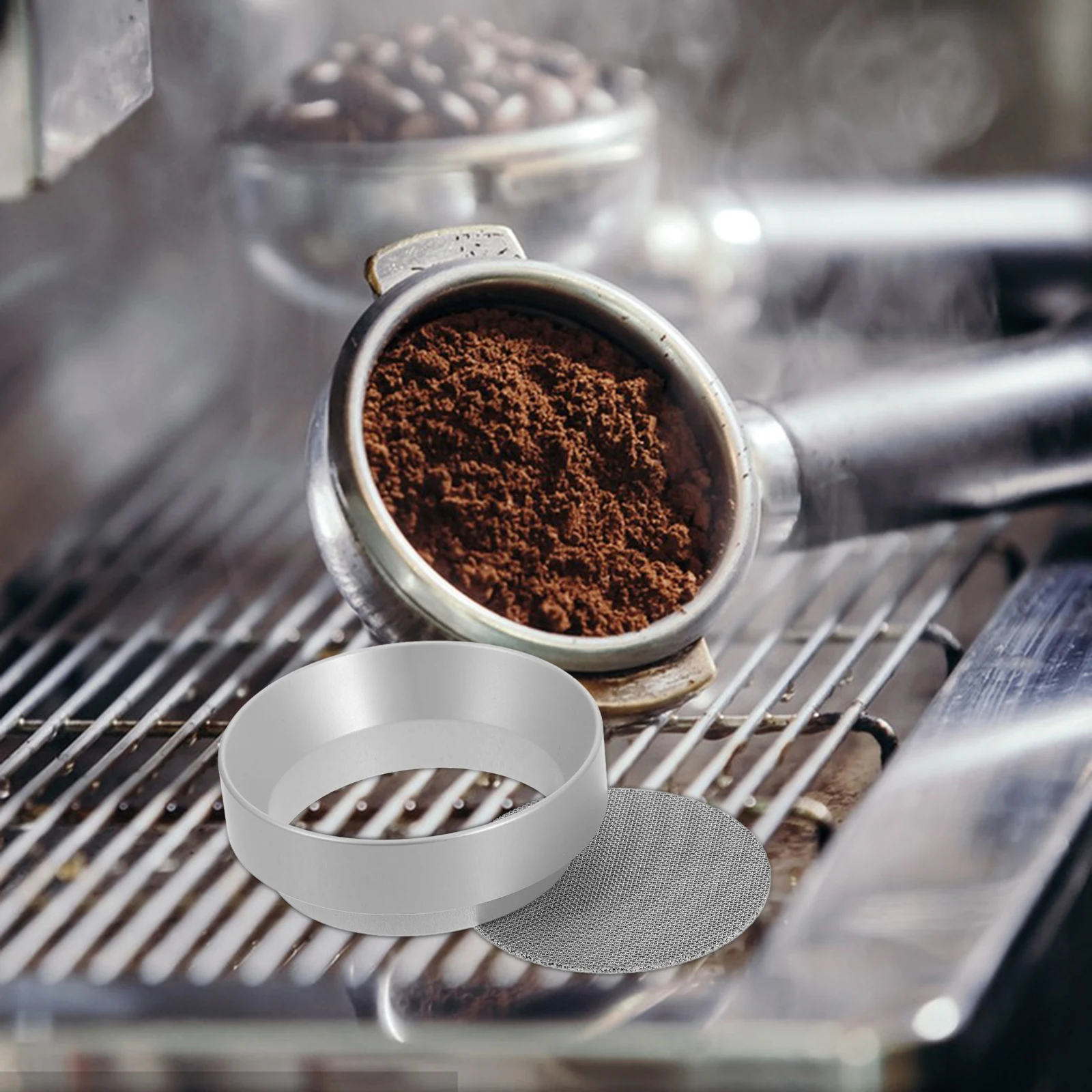 Accessories Coffee Handle Powder Ring Aluminum Alloy Filter Holders for Counter
Accessories Coffee Handle Powder Ring Aluminum Alloy Filter Holders for Counter