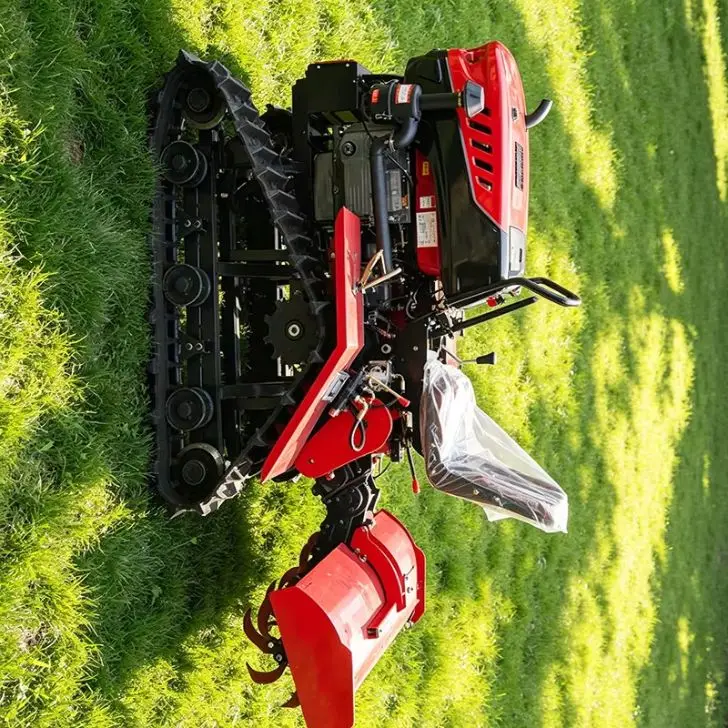 Customized Efficient Cultivation Crawler Rotary Tiller, Small Micro Tiller & Ride-On Farm Plowing Tractor
Customized Efficient Cultivation Crawler Rotary Tiller, Small Micro Tiller & Ride-On Farm Plowing Tractor
