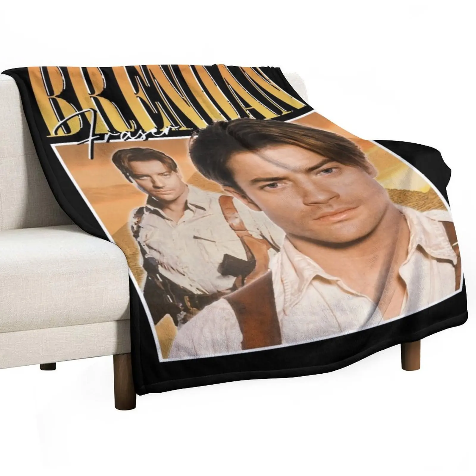 Brendan Fraser 90s style Throw Blanket manga Decoratives Winter beds christmas decoration Blankets
Brendan Fraser 90s style Throw Blanket manga Decoratives Winter beds christmas decoration Blankets