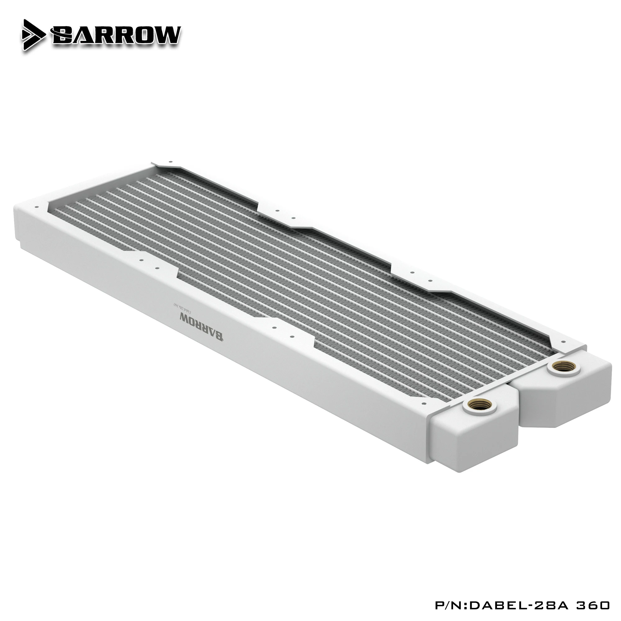 Barrow Dabel-28a White Copper Radiator Heat Exchanger 360mm 120mm Fan
Barrow Dabel-28a White Copper Radiator Heat Exchanger 360mm 120mm Fan