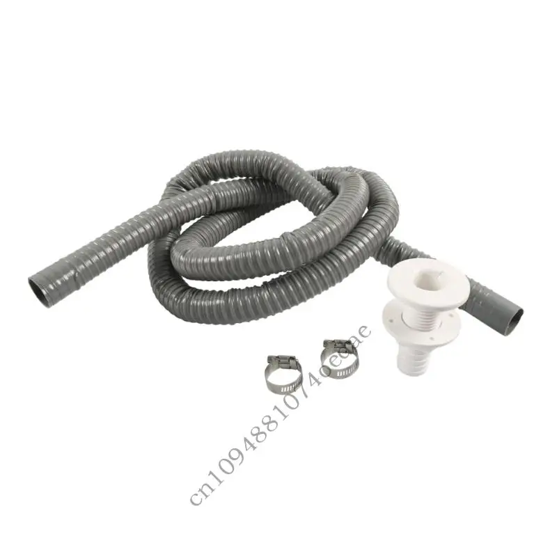 Marine Grade ABS Plastic Bilge Drain Outlet 1 1/2 Inch With 39mm Clamp And 6 Foot Corrugated Hose
Marine Grade ABS Plastic Bilge Drain Outlet 1 1/2 Inch With 39mm Clamp And 6 Foot Corrugated Hose